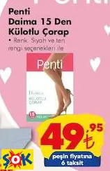 PENTİ DAİMA 15 DEN KÜLOTLU ÇORAP